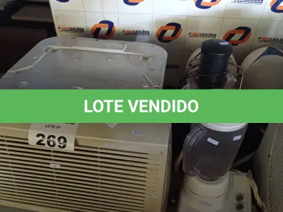LOTE 269 - 01 AR CONDICIONADO DE EMBUTIR. (NO ESTADO, LEILÃO NÃO TEM GARANTIA E NEM DEVOLUÇÃO, SUJEITO A POSSÍVEIS AVARIAS VISÍVEIS/OCULTAS E/OU AUSÊNCIA DE COMPONENTES).