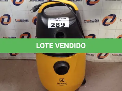 LOTE 289 - 01 ASPIRADOR DE PÓ MARCA ELECTROLUX MODELO GT-3.000/PRO 220V INCOMPLETO. (NO ESTADO, LEILÃO NÃO TEM GARANTIA E NEM DEVOLUÇÃO, SUJEITO A POSSÍVEIS AVARIAS VISÍVEIS/OCULTAS E/OU AUSÊNCIA DE COMPONENTES).
