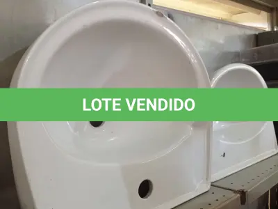 LOTE 435 - 02 CUBAS PARA LAVATÓRIO MARCAS E MODELOS DIVERSOS. (NO ESTADO, LEILÃO NÃO TEM GARANTIA E NEM DEVOLUÇÃO, SUJEITO A POSSÍVEIS AVARIAS VISÍVEIS/OCULTAS E/OU AUSÊNCIA DE COMPONENTES).