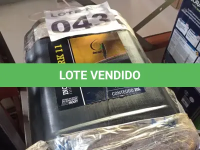 LOTE 043 - 01 - ÓLEO INCOL TORK 11-SAE 10W30 (NO ESTADO, NÃO SABEMOS SE FUNCIONA. LEILÃO NÃO TEM GARANTIA E NEM DEVOLUÇÃO, SUJEITO A POSSÍVEIS AVARIAS VISÍVEIS/OCULTAS E/OU AUSÊNCIA DE COMPONENTES)
