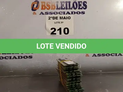 LOTE 210 - 01 LOTE COM VÁRIAS MEMORIAS PARA PC MARCAS E MODELOS DIVERSOS. (NO ESTADO, LEILÃO NÃO TEM GARANTIA E NEM DEVOLUÇÃO, SUJEITO A POSSÍVEIS AVARIAS VISÍVEIS/OCULTAS E/OU AUSÊNCIA DE COMPONENTES).