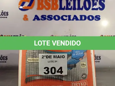 LOTE 304 - 01 CAIXA DE DRYKOTEC 7700, REVESTIMENTO IMPERMEABILIZANTE FLEXÍVEL COM FIBRAS SINTÉTICAS. (NO ESTADO, LEILÃO NÃO TEM GARANTIA E NEM DEVOLUÇÃO, SUJEITO A POSSÍVEIS AVARIAS VISÍVEIS/OCULTAS E/OU AUSÊNCIA DE COMPONENTES).