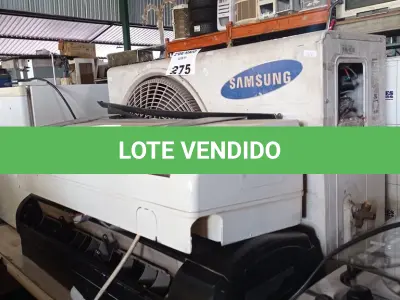 LOTE 275 - 01 CONDENSADORA MARCA SAMSUNG 18.000BTU E 02 EVAPORADORAS MARCAS E MODELOS DIVERSOS. (NO ESTADO, LEILÃO NÃO TEM GARANTIA E NEM DEVOLUÇÃO, SUJEITO A POSSÍVEIS AVARIAS VISÍVEIS/OCULTAS E/OU AUSÊNCIA DE COMPONENTES).