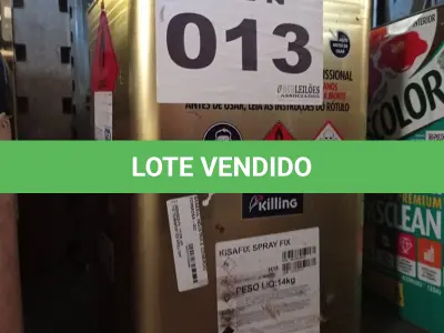 LOTE 013 - 01 - LATA ADESIVO COLA DE CONTATO KISAFIX KILLING (NO ESTADO, NÃO SABEMOS SE FUNCIONA. LEILÃO NÃO TEM GARANTIA E NEM DEVOLUÇÃO, SUJEITO A POSSÍVEIS AVARIAS VISÍVEIS/OCULTAS E/OU AUSÊNCIA DE COMPONENTES)