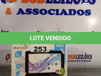 LOTE 253 - 01 TABLET MULTILAZER COM AVARIAS. (NO ESTADO, LEILÃO NÃO TEM GARANTIA E NEM DEVOLUÇÃO, SUJEITO A POSSÍVEIS AVARIAS VISÍVEIS/OCULTAS E/OU AUSÊNCIA DE COMPONENTES).