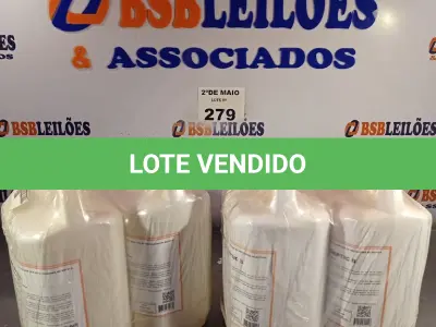 LOTE 279 - 20 LITROS DE ESPUMA HIGIENIZADORA PARA ANTISSEPSIA INSTANTÂNEA DAS MÃOS. (NO ESTADO, LEILÃO NÃO TEM GARANTIA E NEM DEVOLUÇÃO, SUJEITO A POSSÍVEIS AVARIAS VISÍVEIS/OCULTAS E/OU AUSÊNCIA DE COMPONENTES).