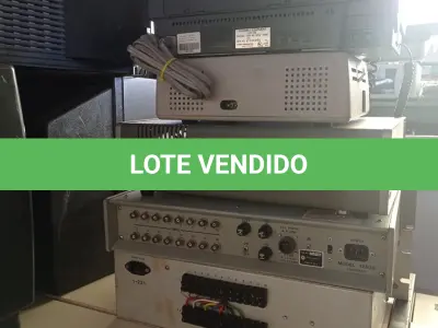 LOTE 390 - 04 APARELHOS ELETRÔNICOS E 01 APARELHO DE FAX MARCAS E MODELOS DIVERSOS. (NO ESTADO, LEILÃO NÃO TEM GARANTIA E NEM DEVOLUÇÃO, SUJEITO A POSSÍVEIS AVARIAS VISÍVEIS/OCULTAS E/OU AUSÊNCIA DE COMPONENTES).