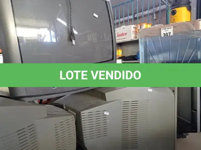LOTE 308 - 04 TV’S DE TUBO MARCAS E MODELOS DIVERSOS. (NO ESTADO, LEILÃO NÃO TEM GARANTIA E NEM DEVOLUÇÃO, SUJEITO A POSSÍVEIS AVARIAS VISÍVEIS/OCULTAS E/OU AUSÊNCIA DE COMPONENTES).