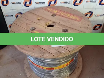 LOTE 004 - 01 - CABO MULTIPLEX DUPLEX 16MM 500 METROS MEGATRON (NO ESTADO, NÃO SABEMOS SE FUNCIONA. LEILÃO NÃO TEM GARANTIA E NEM DEVOLUÇÃO, SUJEITO A POSSÍVEIS AVARIAS VISÍVEIS/OCULTAS E/OU AUSÊNCIA DE COMPONENTES)