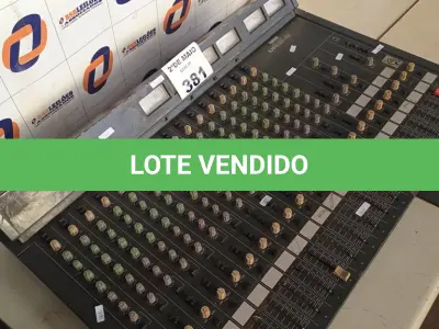 LOTE 381 - 01 MESA DE SOM YAMAHA MR1642. (NO ESTADO, LEILÃO NÃO TEM GARANTIA E NEM DEVOLUÇÃO, SUJEITO A POSSÍVEIS AVARIAS VISÍVEIS/OCULTAS E/OU AUSÊNCIA DE COMPONENTES).