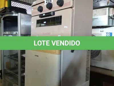 LOTE 264 - 01 FRIGOBAR REFRIGERAÇÃO ELETRÔNICA MARCA ETERN E 01 FOGÃO 02 BOCAS MARCA DAKO. (NO ESTADO, LEILÃO NÃO TEM GARANTIA E NEM DEVOLUÇÃO, SUJEITO A POSSÍVEIS AVARIAS VISÍVEIS/OCULTAS E/OU AUSÊNCIA DE COMPONENTES).