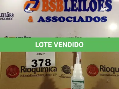 LOTE 378 - 02 CAIXAS COM BISNAGAS DE ÁLCOOL ETÍLICO HIDRATADO 70%. (NO ESTADO, LEILÃO NÃO TEM GARANTIA E NEM DEVOLUÇÃO, SUJEITO A POSSÍVEIS AVARIAS VISÍVEIS/OCULTAS E/OU AUSÊNCIA DE COMPONENTES).