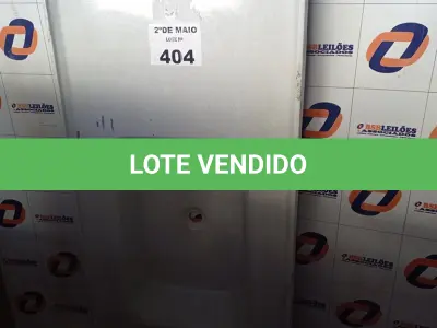 LOTE 404 - 01 BALCÃO EM MÁRMORE SINTÉTICO 1,20MX0,50CM BRANCO. (NO ESTADO, LEILÃO NÃO TEM GARANTIA E NEM DEVOLUÇÃO, SUJEITO A POSSÍVEIS AVARIAS VISÍVEIS/OCULTAS E/OU AUSÊNCIA DE COMPONENTES).