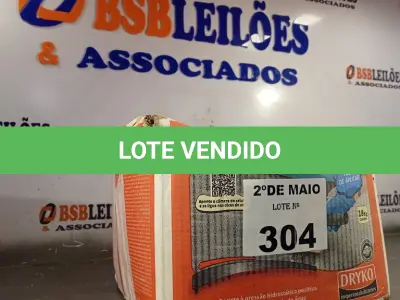 LOTE 304 - 01 CAIXA DE DRYKOTEC 7700, REVESTIMENTO IMPERMEABILIZANTE FLEXÍVEL COM FIBRAS SINTÉTICAS. (NO ESTADO, LEILÃO NÃO TEM GARANTIA E NEM DEVOLUÇÃO, SUJEITO A POSSÍVEIS AVARIAS VISÍVEIS/OCULTAS E/OU AUSÊNCIA DE COMPONENTES).
