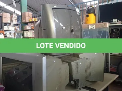 LOTE 308 - 04 TV’S DE TUBO MARCAS E MODELOS DIVERSOS. (NO ESTADO, LEILÃO NÃO TEM GARANTIA E NEM DEVOLUÇÃO, SUJEITO A POSSÍVEIS AVARIAS VISÍVEIS/OCULTAS E/OU AUSÊNCIA DE COMPONENTES).