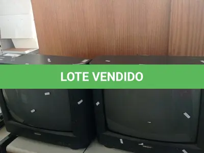 LOTE 468 - 02 TV’S DE TUBO MARCAS E MODELOS DIVERSOS. (NO ESTADO, LEILÃO NÃO TEM GARANTIA E NEM DEVOLUÇÃO, SUJEITO A POSSÍVEIS AVARIAS VISÍVEIS/OCULTAS E/OU AUSÊNCIA DE COMPONENTES).