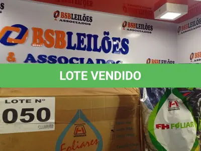 LOTE 050 - 10 - FERTILIZANTES MINERAL FOLIAR MISTO 2KG - HERINGER (NO ESTADO, NÃO SABEMOS SE FUNCIONA. LEILÃO NÃO TEM GARANTIA E NEM DEVOLUÇÃO, SUJEITO A POSSÍVEIS AVARIAS VISÍVEIS/OCULTAS E/OU AUSÊNCIA DE COMPONENTES)