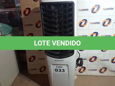 LOTE 033 - 01 - CLIMATIZADOR 30L TC30PE HONEYWELL (NO ESTADO, NÃO SABEMOS SE FUNCIONA. LEILÃO NÃO TEM GARANTIA E NEM DEVOLUÇÃO, SUJEITO A POSSÍVEIS AVARIAS VISÍVEIS/OCULTAS E/OU AUSÊNCIA DE COMPONENTES)