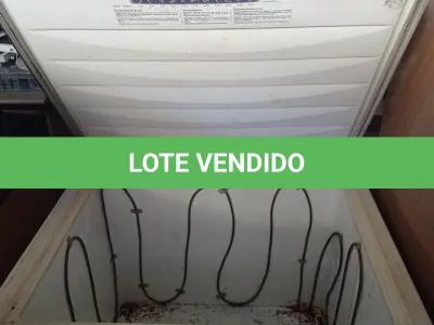 LOTE 412 - 01 GELADEIRA MARCA PROSDÓCIMO E 1 FREEZER HORIZONTAL C/ 01 TAMPA COM AVARÍAS. (NO ESTADO, LEILÃO NÃO TEM GARANTIA E NEM DEVOLUÇÃO, SUJEITO A POSSÍVEIS AVARIAS VISÍVEIS/OCULTAS E/OU AUSÊNCIA DE COMPONENTES). (NO ESTADO, LEILÃO NÃO TEM GARANTIA E NEM DEVOLUÇÃO, SUJEITO A POSSÍVEIS AVARIAS VISÍVEIS/OCULTAS E/OU AUSÊNCIA DE COMPONENTES).