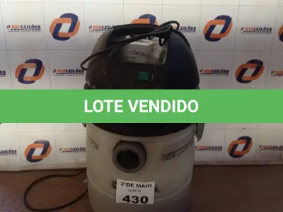 LOTE 430 - 01 ASPIRADOR DE PÓ MARCA PROSDÓCIMO HYDRO VAC A20 INCOMPLETO. (NO ESTADO, LEILÃO NÃO TEM GARANTIA E NEM DEVOLUÇÃO, SUJEITO A POSSÍVEIS AVARIAS VISÍVEIS/OCULTAS E/OU AUSÊNCIA DE COMPONENTES).