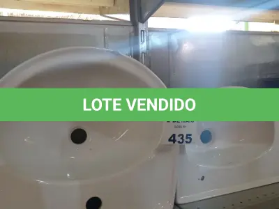 LOTE 435 - 02 CUBAS PARA LAVATÓRIO MARCAS E MODELOS DIVERSOS. (NO ESTADO, LEILÃO NÃO TEM GARANTIA E NEM DEVOLUÇÃO, SUJEITO A POSSÍVEIS AVARIAS VISÍVEIS/OCULTAS E/OU AUSÊNCIA DE COMPONENTES).