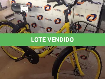LOTE 423 - 01 BICICLETA ARO 26. (NO ESTADO, LEILÃO NÃO TEM GARANTIA E NEM DEVOLUÇÃO, SUJEITO A POSSÍVEIS AVARIAS VISÍVEIS/OCULTAS E/OU AUSÊNCIA DE COMPONENTES).