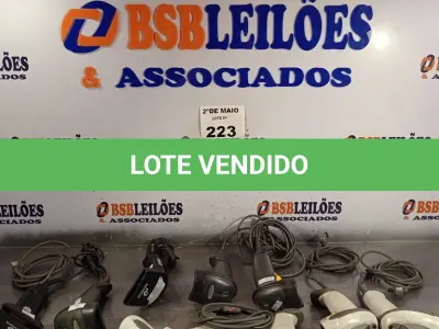 LOTE 223 - 01 LOTE COM VÁRIOS LEITORES DE CÓDIGO DE BARRAS MARCAS E MODELOS DIVERSOS. (NO ESTADO, LEILÃO NÃO TEM GARANTIA E NEM DEVOLUÇÃO, SUJEITO A POSSÍVEIS AVARIAS VISÍVEIS/OCULTAS E/OU AUSÊNCIA DE COMPONENTES).
