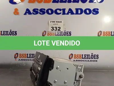 LOTE 332 - 01 CENTRAL MULTIMIDIA. (NO ESTADO, LEILÃO NÃO TEM GARANTIA E NEM DEVOLUÇÃO, SUJEITO A POSSÍVEIS AVARIAS VISÍVEIS/OCULTAS E/OU AUSÊNCIA DE COMPONENTES).