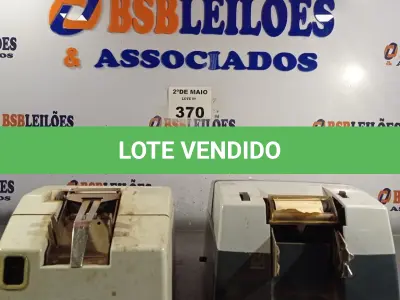 LOTE 370 - 02 CALCULADORAS ANTIGAS. (NO ESTADO, LEILÃO NÃO TEM GARANTIA E NEM DEVOLUÇÃO, SUJEITO A POSSÍVEIS AVARIAS VISÍVEIS/OCULTAS E/OU AUSÊNCIA DE COMPONENTES).