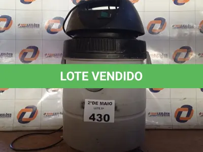 LOTE 430 - 01 ASPIRADOR DE PÓ MARCA PROSDÓCIMO HYDRO VAC A20 INCOMPLETO. (NO ESTADO, LEILÃO NÃO TEM GARANTIA E NEM DEVOLUÇÃO, SUJEITO A POSSÍVEIS AVARIAS VISÍVEIS/OCULTAS E/OU AUSÊNCIA DE COMPONENTES).