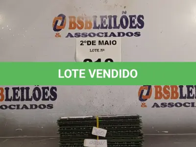 LOTE 210 - 01 LOTE COM VÁRIAS MEMORIAS PARA PC MARCAS E MODELOS DIVERSOS. (NO ESTADO, LEILÃO NÃO TEM GARANTIA E NEM DEVOLUÇÃO, SUJEITO A POSSÍVEIS AVARIAS VISÍVEIS/OCULTAS E/OU AUSÊNCIA DE COMPONENTES).