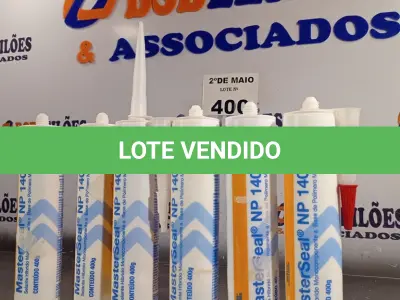 LOTE 400 - 06 TUBOS DE MASTER SEAL NP-140, SELANTE HIBRIDO MONOCOMPONENTE A BASE DE POLÍMERO MS. (NO ESTADO, LEILÃO NÃO TEM GARANTIA E NEM DEVOLUÇÃO, SUJEITO A POSSÍVEIS AVARIAS VISÍVEIS/OCULTAS E/OU AUSÊNCIA DE COMPONENTES).