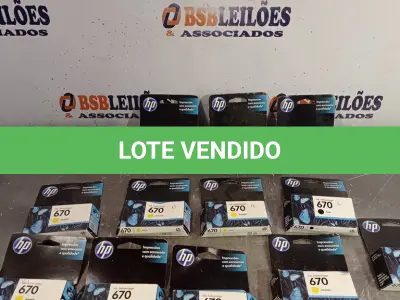 LOTE 295 - 13 – CARTUCHOS IMPRESSORA (NO ESTADO, NÃO SABEMOS SE FUNCIONA. LEILÃO NÃO TEM GARANTIA E NEM DEVOLUÇÃO, SUJEITO A POSSÍVEIS AVARIAS VISÍVEIS/OCULTAS E/OU AUSÊNCIA DE COMPONENTES)