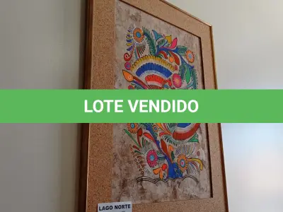 LOTE 013 - 01 QUADRO DECORATIVO (NO ESTADO, NÃO SABEMOS SE FUNCIONA. LEILÃO NÃO TEM GARANTIA E NEM DEVOLUÇÃO).