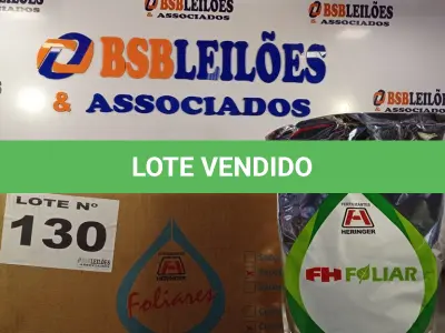 LOTE 130 - 10 - FERTILIZANTES MINERAL FOLIAR MISTO 2KG - HERINGER (NO ESTADO, NÃO SABEMOS SE FUNCIONA. LEILÃO NÃO TEM GARANTIA E NEM DEVOLUÇÃO, SUJEITO A POSSÍVEIS AVARIAS VISÍVEIS/OCULTAS E/OU AUSÊNCIA DE COMPONENTES)