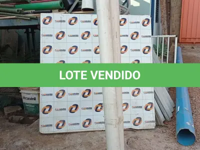 LOTE 078 - 02 – TUBOS DE PVC ESGOTO 100MM (NO ESTADO, NÃO SABEMOS SE FUNCIONA. LEILÃO NÃO TEM GARANTIA E NEM DEVOLUÇÃO, SUJEITO A POSSÍVEIS AVARIAS VISÍVEIS/OCULTAS E/OU AUSÊNCIA DE COMPONENTES)