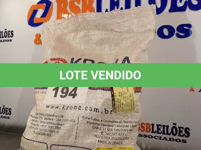 LOTE 194 - 10 - LUVA ESGOTO PRIMÁRIO 100MM - KRONA (NO ESTADO, NÃO SABEMOS SE FUNCIONA. LEILÃO NÃO TEM GARANTIA E NEM DEVOLUÇÃO, SUJEITO A POSSÍVEIS AVARIAS VISÍVEIS/OCULTAS E/OU AUSÊNCIA DE COMPONENTES)