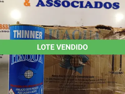 LOTE 143 - 11 - THINNER IT-16 MULTIUSO 900ML ITAQUA (NO ESTADO, NÃO SABEMOS SE FUNCIONA. LEILÃO NÃO TEM GARANTIA E NEM DEVOLUÇÃO, SUJEITO A POSSÍVEIS AVARIAS VISÍVEIS/OCULTAS E/OU AUSÊNCIA DE COMPONENTES)