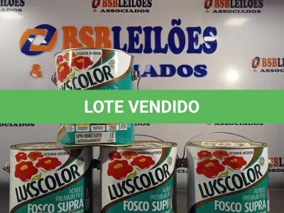 LOTE 061 - 04 - LATAS TINTA ACRÍLICA SUPRA LUKSCOLOR PREMIUM BRANCO 3,6L (NO ESTADO, NÃO SABEMOS SE FUNCIONA. LEILÃO NÃO TEM GARANTIA E NEM DEVOLUÇÃO, SUJEITO A POSSÍVEIS AVARIAS VISÍVEIS/OCULTAS E/OU AUSÊNCIA DE COMPONENTES)