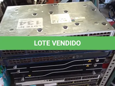 LOTE 134 - 09 - EQUIPAMENTOS DE REDE DIVERSOS (NO ESTADO, NÃO SABEMOS SE FUNCIONA. LEILÃO NÃO TEM GARANTIA E NEM DEVOLUÇÃO, SUJEITO A POSSÍVEIS AVARIAS VISÍVEIS/OCULTAS E/OU AUSÊNCIA DE COMPONENTES)