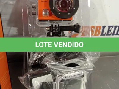 LOTE 263 - 01 - CÂMERA DE AÇÃO ATRIO FULL HD 1080P TELA LCD 2POL 12MP (NO ESTADO, NÃO SABEMOS SE FUNCIONA. LEILÃO NÃO TEM GARANTIA E NEM DEVOLUÇÃO, SUJEITO A POSSÍVEIS AVARIAS VISÍVEIS/OCULTAS E/OU AUSÊNCIA DE COMPONENTES)