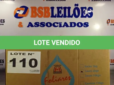 LOTE 110 - 10 - FERTILIZANTES MINERAL FOLIAR MISTO 2KG - HERINGER (NO ESTADO, NÃO SABEMOS SE FUNCIONA. LEILÃO NÃO TEM GARANTIA E NEM DEVOLUÇÃO, SUJEITO A POSSÍVEIS AVARIAS VISÍVEIS/OCULTAS E/OU AUSÊNCIA DE COMPONENTES)
