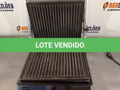 LOTE 138 - 01 - GRILL MASTER PRESS PHILCO INOX PGR04PI CHAPA 180º 220V (NO ESTADO, NÃO SABEMOS SE FUNCIONA. LEILÃO NÃO TEM GARANTIA E NEM DEVOLUÇÃO, SUJEITO A POSSÍVEIS AVARIAS VISÍVEIS/OCULTAS E/OU AUSÊNCIA DE COMPONENTES)