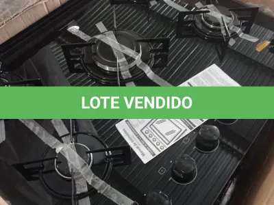 LOTE 245 - 01 - FOGÃO MAX COOK 5 QUEIMADORES PRETO BIVOLT FGV509PT - SUGGAR (NO ESTADO, NÃO SABEMOS SE FUNCIONA. LEILÃO NÃO TEM GARANTIA E NEM DEVOLUÇÃO, SUJEITO A POSSÍVEIS AVARIAS VISÍVEIS/OCULTAS E/OU AUSÊNCIA DE COMPONENTES)