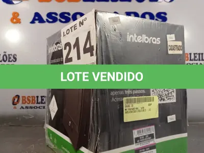 LOTE 214 - 01 - AUTOMATIZADOR DE PORTÃO 220V - DR 400 – INTELBRAS (NO ESTADO, NÃO SABEMOS SE FUNCIONA. LEILÃO NÃO TEM GARANTIA E NEM DEVOLUÇÃO, SUJEITO A POSSÍVEIS AVARIAS VISÍVEIS/OCULTAS E/OU AUSÊNCIA DE COMPONENTES)