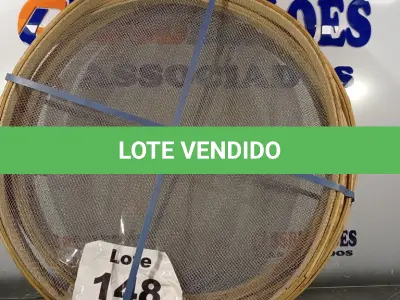 LOTE 148 - 06 - PENEIRAS PARA AREIA ARO #55 MADEIRA (NO ESTADO, NÃO SABEMOS SE FUNCIONA. LEILÃO NÃO TEM GARANTIA E NEM DEVOLUÇÃO, SUJEITO A POSSÍVEIS AVARIAS VISÍVEIS/OCULTAS E/OU AUSÊNCIA DE COMPONENTES)