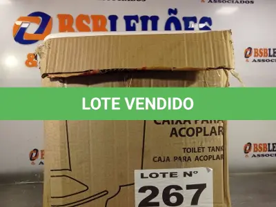 LOTE 267 - 01 - CAIXA ACOPLADA WAY-ONE BRANCO - LORENZETTI (NO ESTADO, NÃO SABEMOS SE FUNCIONA. LEILÃO NÃO TEM GARANTIA E NEM DEVOLUÇÃO, SUJEITO A POSSÍVEIS AVARIAS VISÍVEIS/OCULTAS E/OU AUSÊNCIA DE COMPONENTES)