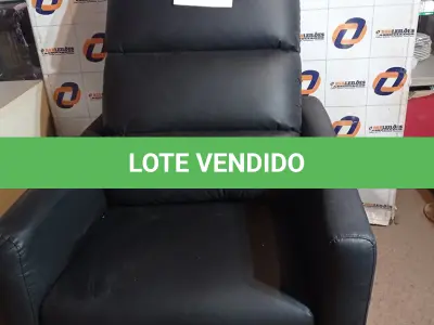 LOTE 285 - 01 - POLTRONA RECLINÁVEL TURIN (NO ESTADO, NÃO SABEMOS SE FUNCIONA. LEILÃO NÃO TEM GARANTIA E NEM DEVOLUÇÃO, SUJEITO A POSSÍVEIS AVARIAS VISÍVEIS/OCULTAS E/OU AUSÊNCIA DE COMPONENTES)