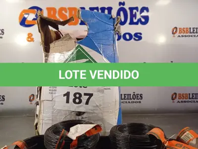 LOTE 187 - 20 - ARAMES RECOZIDO 1KG 18 PG07 TORCIDO - OPER (NO ESTADO, NÃO SABEMOS SE FUNCIONA. LEILÃO NÃO TEM GARANTIA E NEM DEVOLUÇÃO, SUJEITO A POSSÍVEIS AVARIAS VISÍVEIS/OCULTAS E/OU AUSÊNCIA DE COMPONENTES)