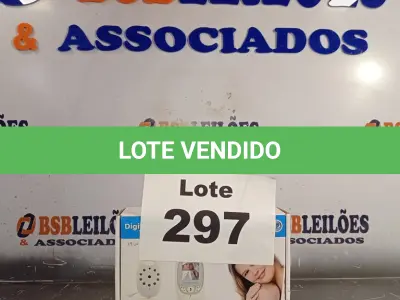 LOTE 297 - 01 - BABÁ ELETRÔNICA CÂMERA SEM FIO VISÃO NOTURNA LCD DIGITAL 2P (NO ESTADO, NÃO SABEMOS SE FUNCIONA. LEILÃO NÃO TEM GARANTIA E NEM DEVOLUÇÃO, SUJEITO A POSSÍVEIS AVARIAS VISÍVEIS/OCULTAS E/OU AUSÊNCIA DE COMPONENTES)